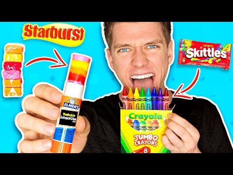 DIY Edible School Supplies!!! *FUNNY PRANKS* Back To School! Learn How To Prank using Candy & Food Video
