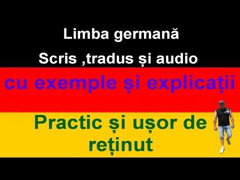 Limba germană pentru începători-Lecțiile 15 și 16