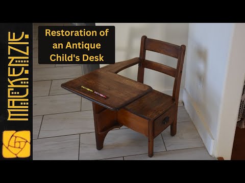 Restoration of an Antique Child's Desk