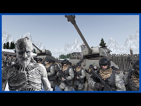Modern Soldiers defend Winterfell from 1 MILLION Zombies attack - Ultimate Epic Battle Simulator 2