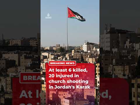 Jordan church shooting: At least 6 killed, 20 injured during funeral in Karak