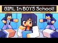 GIRL in an ALL BOYS Minecraft School!