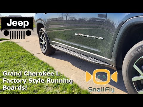 Snailfly Running Boards Side Steps Fit for 2021-2024 Jeep Grand Cherokee L - Unboxing/Install/Review