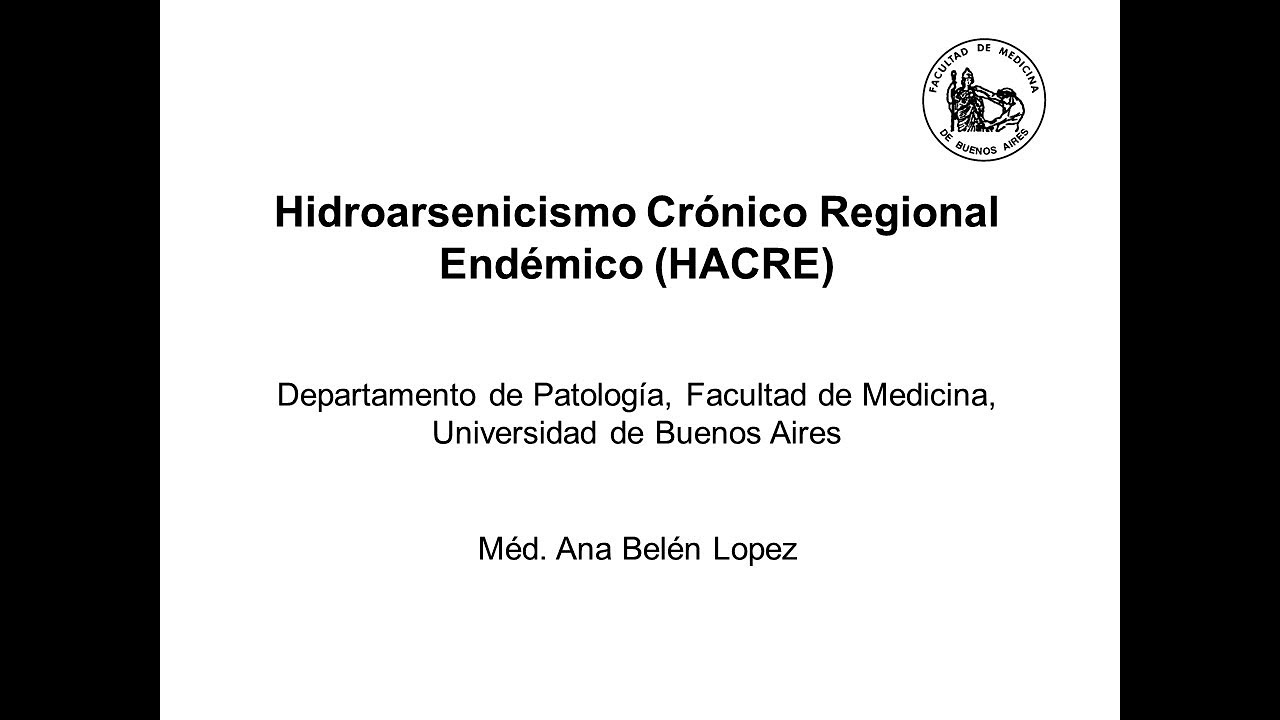 Clase 30. HACRE - Méd. Ana Belén Lopez