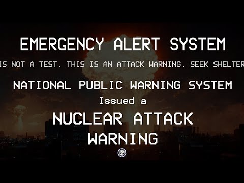 Real-time WW3 Nuclear Attack EAS Broadcast (2025 Remake)