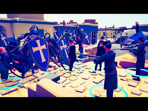 THE KNIGHTS CAN DEFEAT THE MAFIA BOSS - Totally Accurate Battle Simulator | TABS