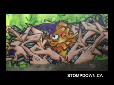 NACS - CRAVE - KEEP SIX - SURREY BC CANADA -  (graffiti graff mural artwork sdk)