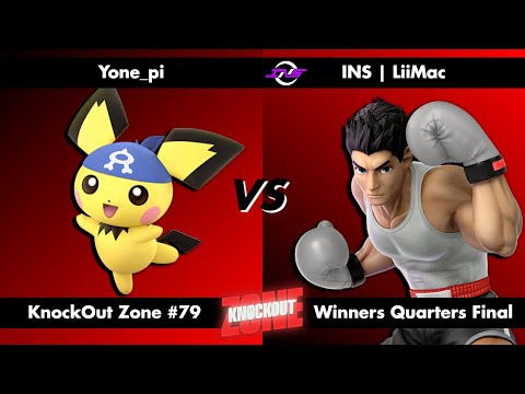 KnockOut Zone #79 - SSBU Winners Quarters Final - Yone_pi (Pichu) vs LiiMac (Liitle Mac)