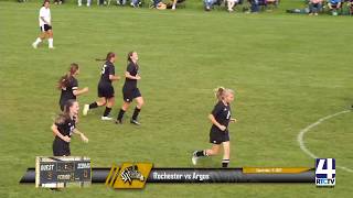 Rochester Girls Soccer vs  Argos