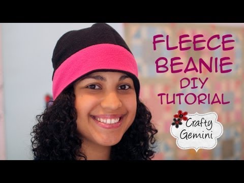 Fleece Beanie Hat- DIY Tutorial