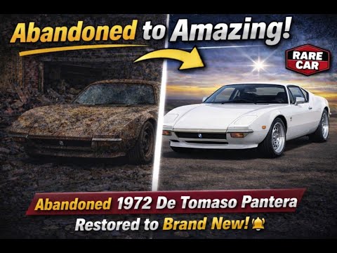 Thumbnail for Full Rebuild: Abandoned 1972 De Tomaso Pantera Restored to Brand New! by De Tomaso