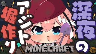 【 Minecraft 】深夜にまったりアジト下の堀完成させる~✨【鷹嶺ルイ/ホロライブ】