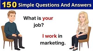 150+ Common English Questions and Answers | English Conversation Practice