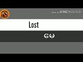 Lost by မေ ( Lyrics video)