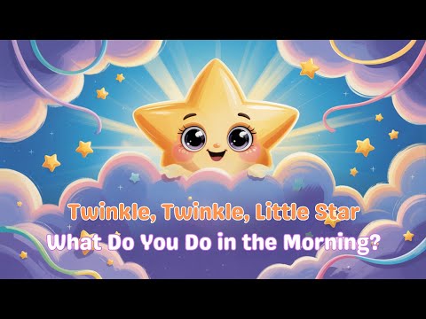 Twinkle, Twinkle, Little Star⭐What Do You Do in the Morning?🌤️ | Nursery Rhyme | 🌈Rainbow Sing Along