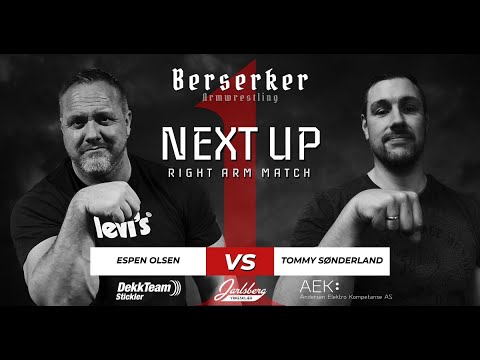 Tommy Sonderland VS Espen Olsen / BERSERKER ARMWRESTLING
