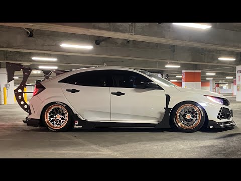 KEVMANZ CTR chassis mounted WING with full Ubeymade aero kit spotted! #shorts #fk8 #ctr #honda