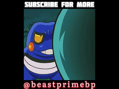 Brock’s Croagunk Attitude #shorts  #shortsfeed  #pokemon  #viral