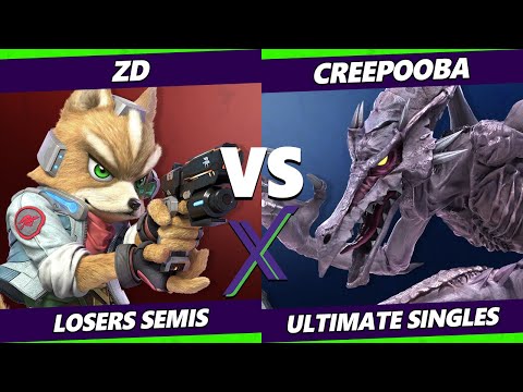 S@X 440 Losers Semis - ZD (Fox) Vs. Creepooba (Ridley) Smash Ultimate - SSBU