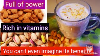 What heppens in your body when you drink Almond milk Every day /Almond and pistachio  milk recipe