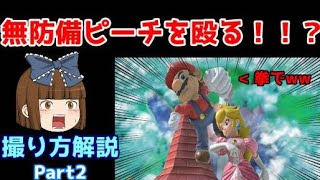【ゆっくり解説】ピーチ姫に殴りかかるマリオの撮り方を解説