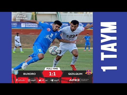 Coca Cola Superliga. 23-tur BUXORO — QIZILQUM 1:1 1-taym