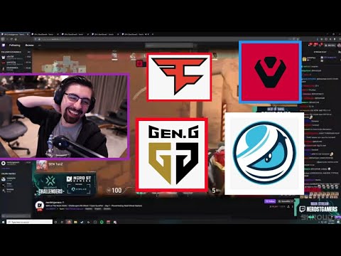 shroud reacts to vct qualifiers  FT. SENTINELS, Faze, GenG, Envy, Luminosity