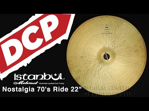 Istanbul Mehmet Nostalgia 70's Ride Cymbal 22" 2290 grams