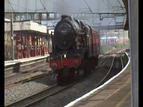 Wed8thJun16 46115 guardsman flying home thro' Lancaster from Crewe