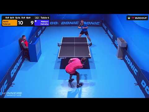10:20 Serhii Kalenyk - Maksym Deineha 06.10.2023 TT Euro.Cup Ukraine Master. TABLE 4
