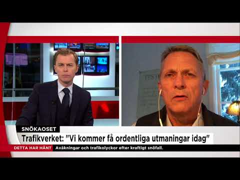 Trafikverkets uppmaning i snökaoset: "Jobba hemifrån" - Nyheterna (TV4)