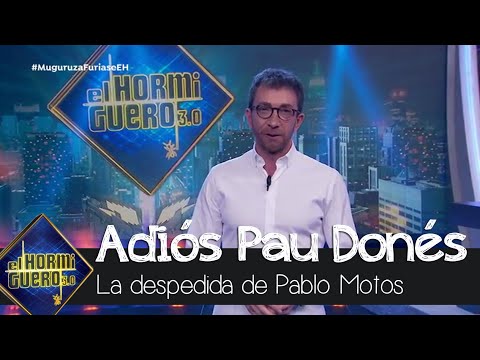 Pablo Motos se despide de Pau Donés, el vocalista de Jarabe de Palo - El Hormiguero 3.0