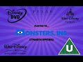Closing To Monsters Inc 2002 UK DVD Spanish Option