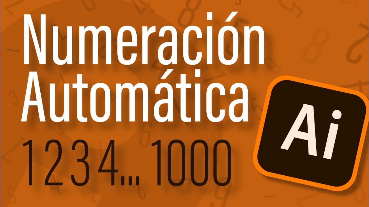 Illustrator - Automatic Numbering