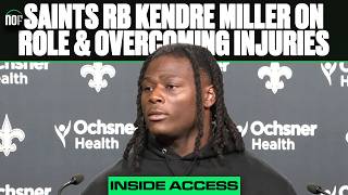 Saints RB Kendre Miller on battling injuries throughout career and expanded opportunities