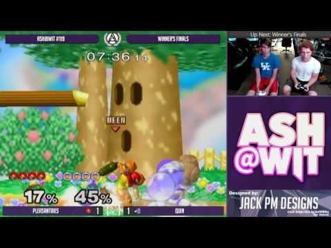 Pleasantries (Samus) vs Quin (Falco, Ice Climbers) - ASH@WIT #119 Melee Winner's Finals