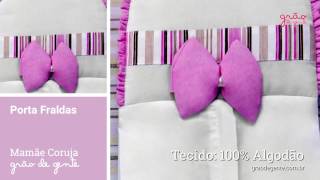 Porta Fraldas Mamãe Coruja | Ref: 62575