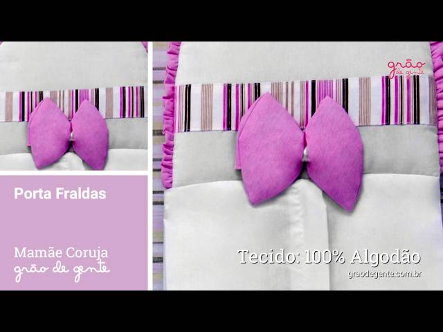 Porta Fraldas Mamãe Coruja | Ref: 62575