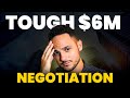 🏢 tough commercial real estate cold call $6m negotiation