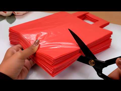 NETICAMI!!!😍 KĀPĒC ES VĒL NEBIJU REDZĒJIS ŠO PLASTMASAS MAISIŅA IDEJU!♻️ VISLABĀKAIS NO ATKRITUMIEM!