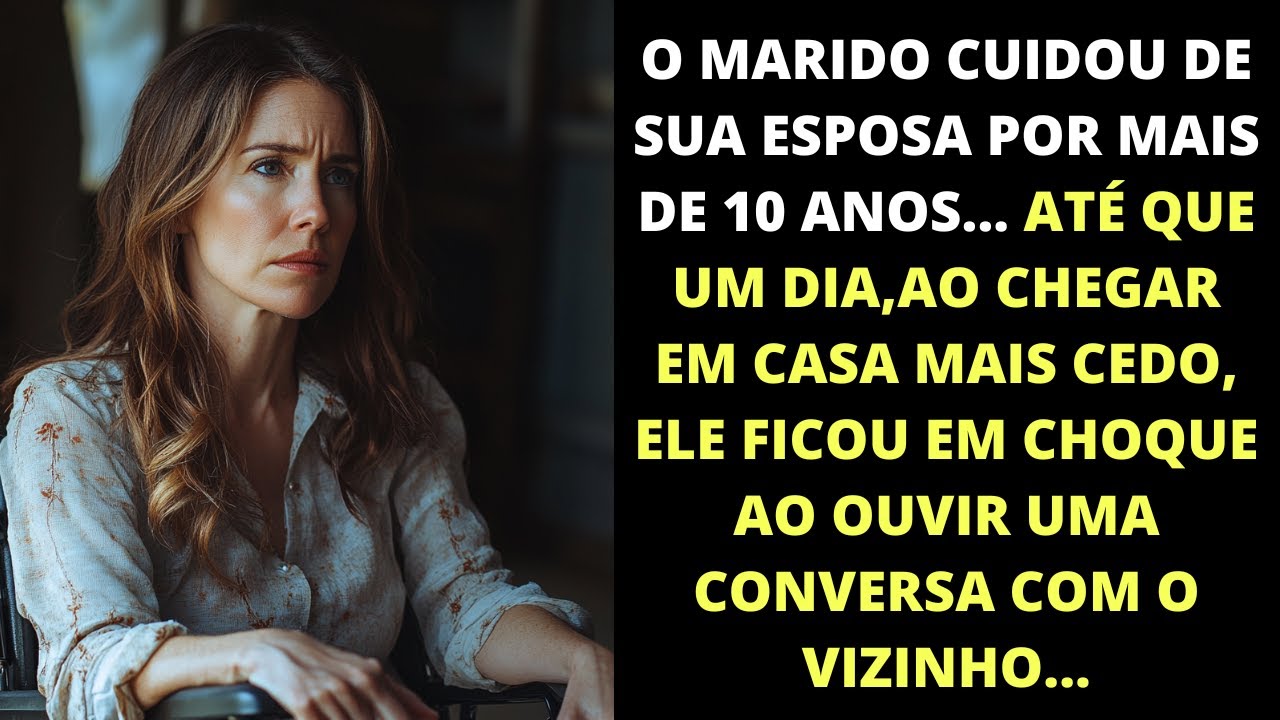O MARIDO CUIDOU DA ESPOSA DOENTE POR 10 ANOS... ATÉ UM DIA, QUANDO CHEGOU CEDO E...