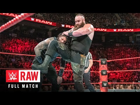 FULL MATCH: Roman Reigns vs. Braun Strowman — Last Man Standing Match: Raw, Aug. 7, 2017