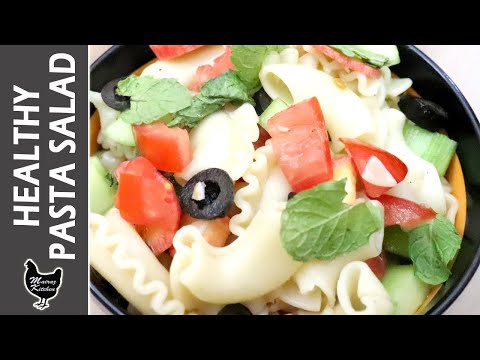 HEALTHY PASTA SALAD | Healthy Salad | Healthy Vegetable Salad | Green Salad Recipe
