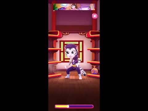 My talking Angela 2 gameplay, Part 1. Kung fu angela is breaking vases.