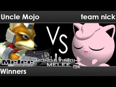 MNM 124 - SU | Uncle Mojo (Fox) vs team nick (Jigglypuff) Winners - Melee