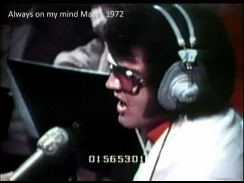 Always on my Mind Elvis Presley in the Studio March 1972 Full Song!