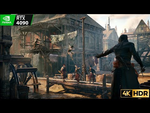 Assassin's Creed Unity 4K 60FPS HDR - Full Gameplay