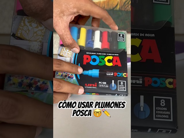 Vídeo relacionado con POSCA 186833 - Set de rotuladores POSCA Manga Hero, 20 rotuladores acrílicos con tutoriales, póster y pegatinas, PC-1M, PC-3M, PC-5M