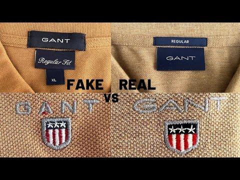 Fake vs Real Gant T-shirt / How To spot  Fake Gant T-shirt