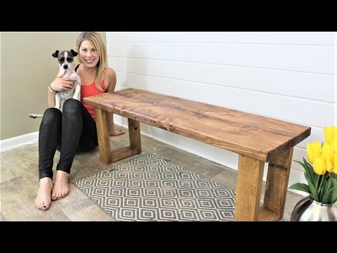 The $15 Fifteen Minute Bench - Easy DIY Project